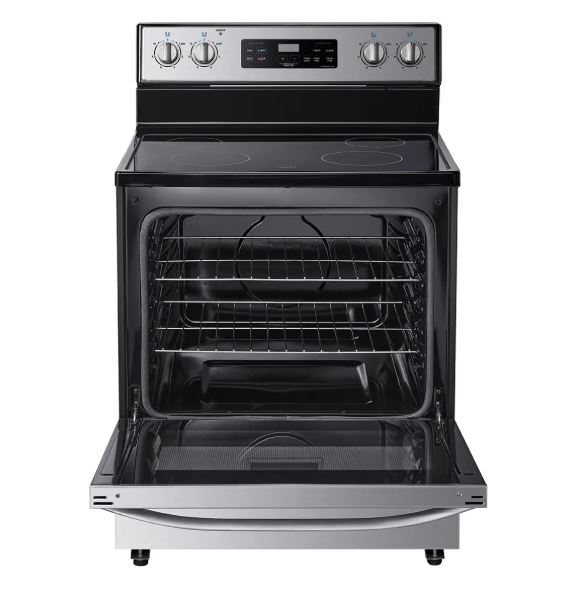 MER30B12ASSC - Genuine OEM Midea 30 in. 5.1 cu.ft. Freestanding 4-Element Range with Storage Drawer